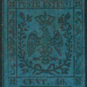 87683  - ANTICHI STATI: MODENA - Sassone 6  nuovo linguellato - BELLO!