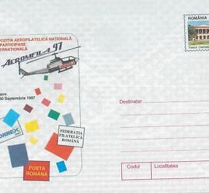 75979  - ROMANIA - Postal History - Stationery Cover  HELLICOPTERS Aviation 1997