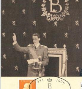 63475  -  BELGIUM - POSTAL HISTORY: MAXIMUM CARD 1976 -  ROYALTY