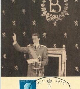 63477  -  BELGIUM - POSTAL HISTORY: MAXIMUM CARD 1976 -  ROYALTY