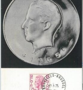 63456  -  BELGIUM - POSTAL HISTORY: MAXIMUM CARD 1975 -  ROYALTY