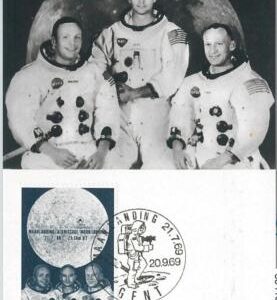 63418 -  BELGIUM - POSTAL HISTORY: MAXIMUM CARD 1969 -  SPACE Astronomy