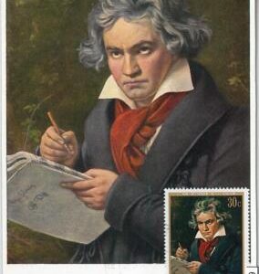 62810 - RWANDA - POSTAL HISTORY: MAXIMUM CARD 1971 - MUSIC  Ludwig van Beethoven