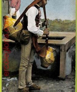 af4195 - MEXICO -  VINTAGE POSTCARD Ansichtskarten - 1908 - ETHNIC