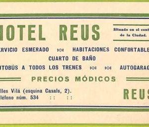 af3897 - SPAIN - HOTEL CARD