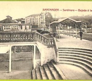 af3859  - SPAIN - VINTAGE POSTCARD - Santander - Sardinero