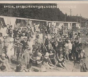 56188F  -- CARTOLINA d'Epoca - LA SPEZIA città: FOTOGRAFICA stabilimento Nettuno