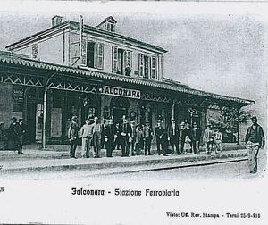 31583 - CARTOLINA d'Epoca ANCONA  : Falconara Marittima - STAZIONE FERROVIARIA