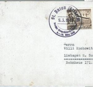 73719 - GERMANY - POSTAL HISTORY -  POSTMARK on CARD:  Skiing  1940