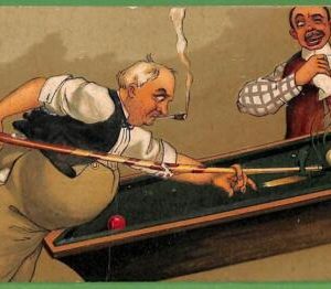 ah2730 - VINTAGE POSTCARD Ansichtskarten - Billiards  SPORT - 1912, Embossed