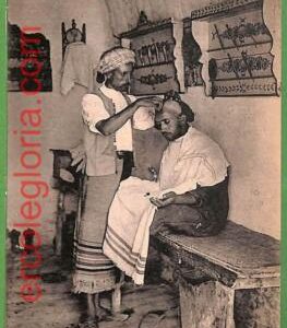 ah2296 - VINTAGE POSTCARD Ansichtskarten - Barbier Arabe - ETHNIC