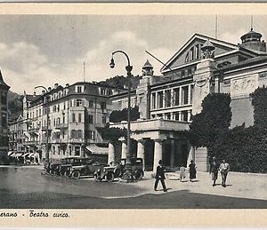 CARTOLINA d'Epoca - BOLZANO - MERANO : TEATRO