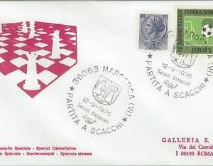 76002 - ITALY - Postal History - EVENT Postmark & Cover 1976  CHESS