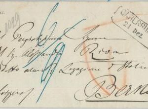 77488 -  GERMANY  - POSTAL HISTORY - COVER from Karlsruhe 1865