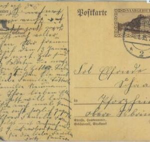 85220 - GERMANY  SAAR  - Postal History - Postal Stationery Card 1935