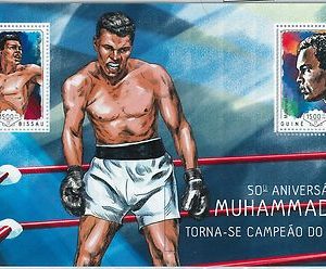 GUINEA BISSAU - ERROR, 2013 MISSPERF SHEET: MUHAMMAD ALI, BOXING, SPORTS