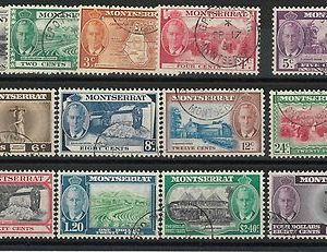 60789 -  MONTSERRAT - STAMPS: SG # 123 / 135   Used VERY FINE!!