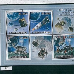 Sao Tome e Principe 2009, MISSPERF SHEET: Missions to the Moon, Astronomy, Space