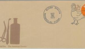 84346 - USA - POSTAL HISTORY - FANCY POSTMARK on  STATIONERY COVER 1977 Chicken
