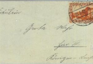 85227 - GERMANY SAAR - POSTAL HISTORY -  Single stamp on COVER  1929 St Johann