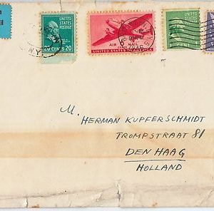 62275 - UNITED STATES USA - POSTAL HISTORY -  COVER to HOLLAND 1946