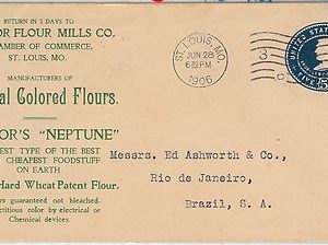 63285 - USA - POSTAL HISTORY - ADVERTISING STATIONERY 1906 -  GASTRONOMY Flour