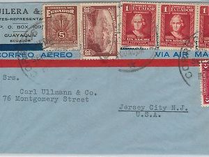 64828 - ECUADOR - POSTAL HISTORY - CENSORED COVER to USA 1942 Agricolture