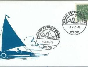 70874 - GERMANY  - Postal History -  SPECIAL COVER 1963: BOATS Land Sailing