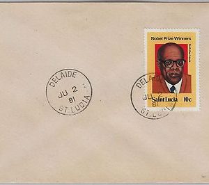 39814  - ST LUCIA -  POSTAL HISTORY - COVER with nice postmark: DELAIDE 1981