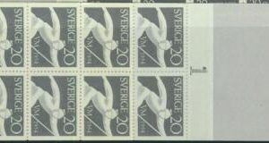 91434b - SWEDEN - STAMPS: Booklet YVERT # 388 1954 Nordic World Ski Championship