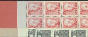 91437a - SWEDEN - STAMPS: Booklet   MICHEL # 370  King Gustaf VI Adolf 1952