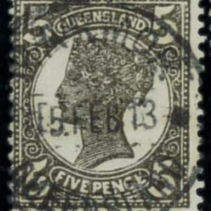 aa5613gA - Australia QUEENSLAND - STAMP - SG # 295a  Watermark 33 - USED