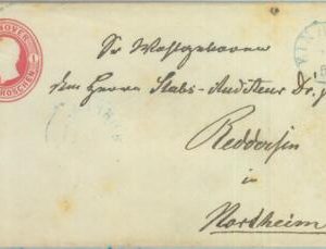 89240 - GERMANY Hannover - Postal History - STATIONERY COVER # U5 Einbeck 1859