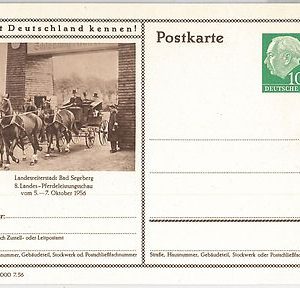 56665 - TRANSPORT: HORSE carriage - GERMANY -  POSTAL HISTORY:   STATIONERY CARD