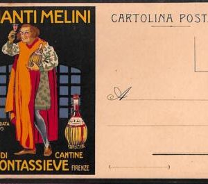 Lib677  - VINTAGE Illustrated ITALIAN  ADVERTISING POSTCARD - Metlicovich WINE