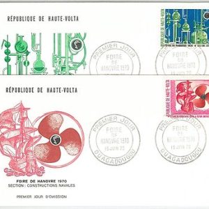 64780 -  Upper Volta - POSTAL HISTORY - FDC COVER 1970 - CHEMISTRY boats SHIPS