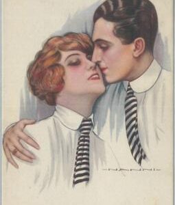 76974 - 1919 VINTAGE POSTCARD - Glamour, Ladies, ARTIST SIGNED: Nanni G.