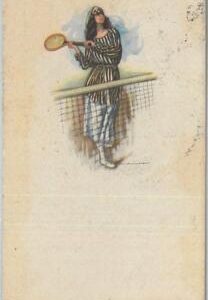 76971 -  VINTAGE POSTCARD - Glamour, Ladies, ARTIST SIGNED: Nanni G. - TENNIS