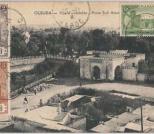 56415 -  MAROC -  POSTAL HISTORY: POSTCARD from OUDJA  1918