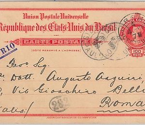 56451 -  BRAZIL -  POSTAL HISTORY:  STATIONERY CARD from DESCALVADO 1909