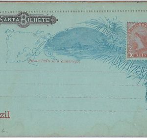 56448 - BRAZIL - POSTAL HISTORY - STATIONERY LETTER CARD:  Meyer # CB48 B - nice