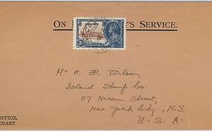 52032 - Gold Coast -  POSTAL HISTORY -  LONG COVER to USA