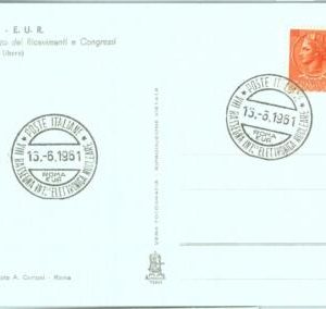 86636 - ITALY - Postal History -  Special postmark 1961   NUCLEAR ENERGY science