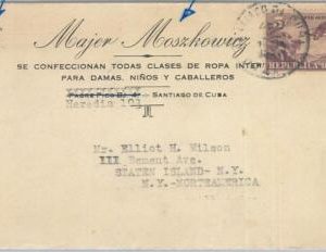 69223 - POSTAL HISTORY -  COVER to USA - nice postmark 1941  MEDICINE