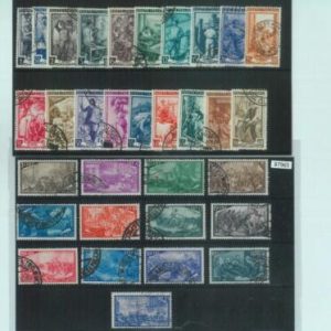 87965  - ITALY -  Sassone 580/591 + EXPRESS + 634/50 - Two LONG sets FINE USED
