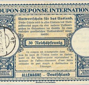 61042 - COUPON RESPONSE INTERNATIONAL London Model: ALEMANIA 1959