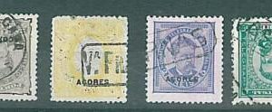 30709 - AZORES Açores  - STAMPS -  LOT of  4 Different  USED STAMPS