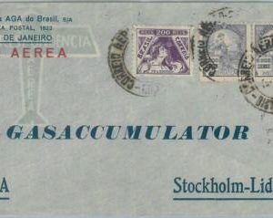 74381 - BRAZIL - POSTAL HISTORY -  4200 Reis on COVER to SWEDEN  1937