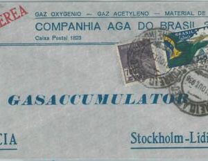 74383 - BRAZIL - POSTAL HISTORY -  4200 Reis on COVER to SWEDEN  1936