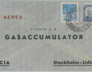 74384 - BRAZIL - POSTAL HISTORY -  5400 Reis on COVER to SWEDEN  1939